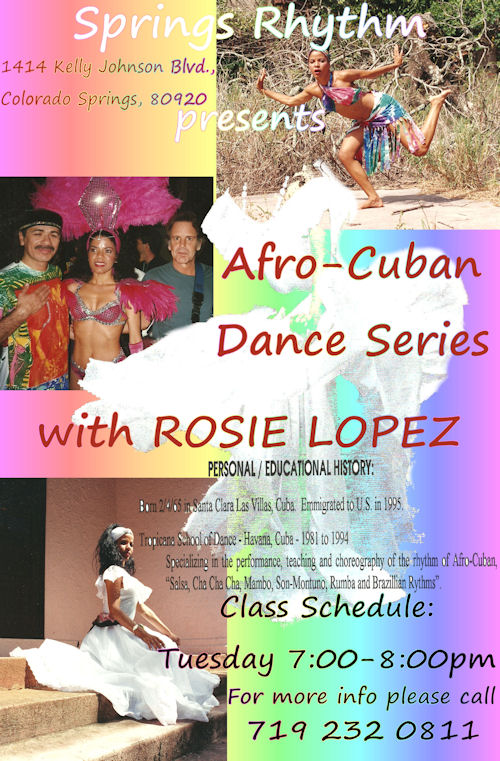 Salsa and Afro- Cuban with Rosie Lopez